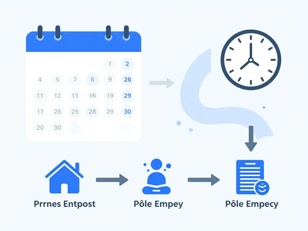 à quelle heure arrive le virement pôle emploi diagramme calendrier banque