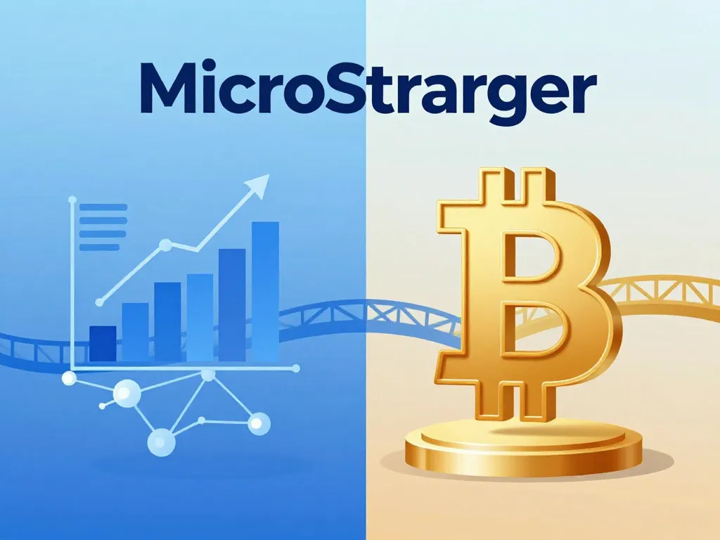 action microstrategy composante tech et bitcoin