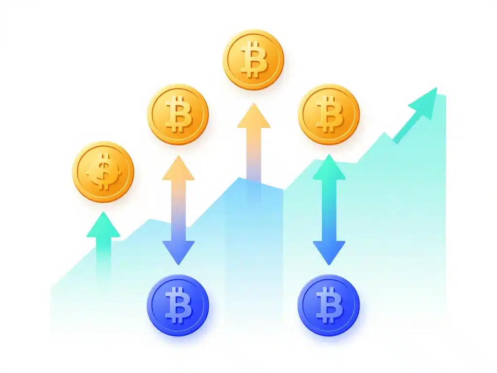 Diagramme conceptuel Altcoin Season Index comparaison altcoins Bitcoin