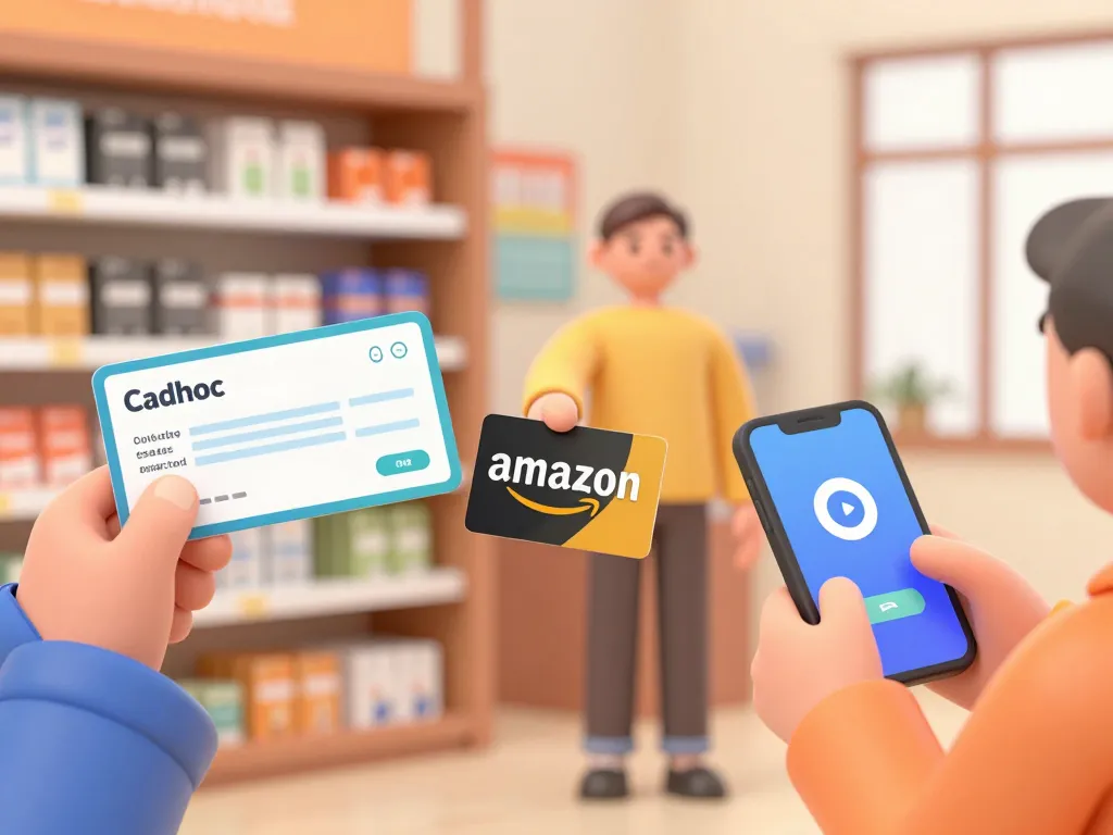 étapes utilisation chèque cadhoc amazon en magasin en ligne