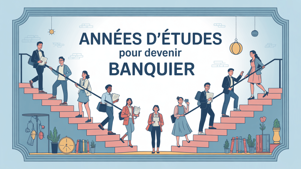 étapes diplômes combien d'année d'étude pour devenir banquier