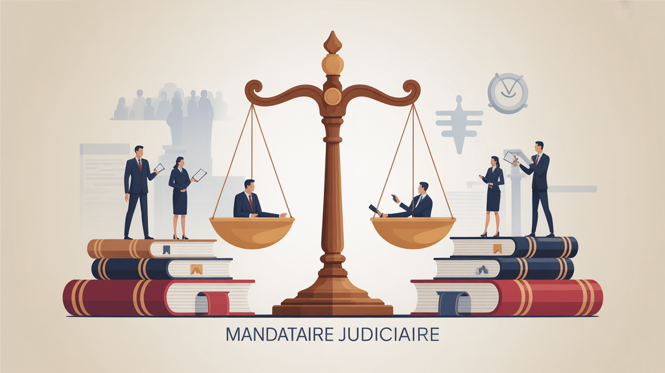 comment devenir mandataire judiciaire illustration justice et professionnels