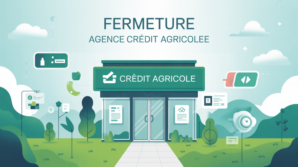 crédit agricole fermeture pourquoi illustration agence digitale