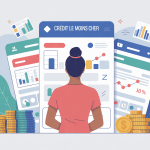 credit le moins cher illustration moderne avec offres stylisées