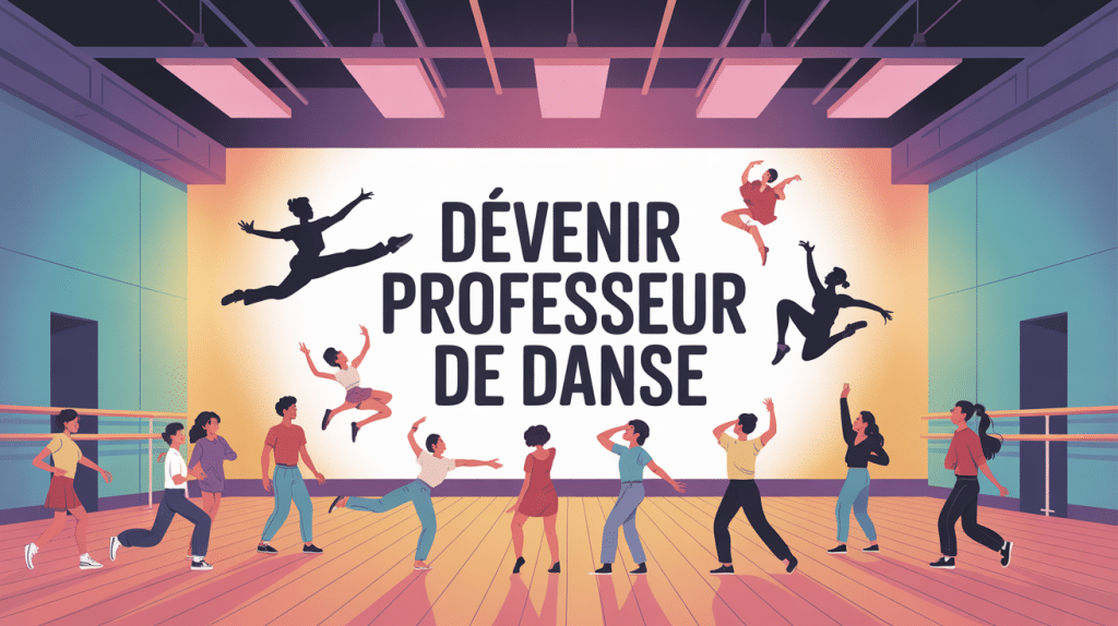 devenir prof de danse illustration groupe multi styles