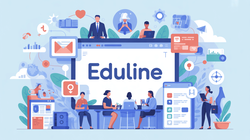 illustration portail eduline académique personnel