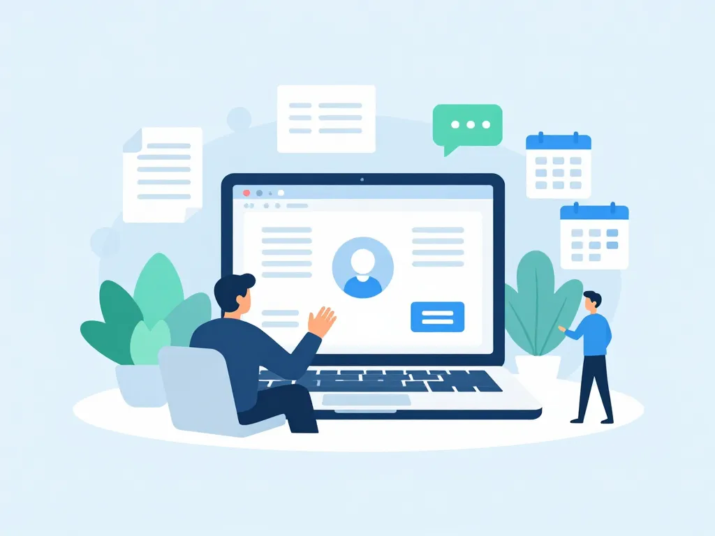 ent labitrie illustration documents agenda messagerie