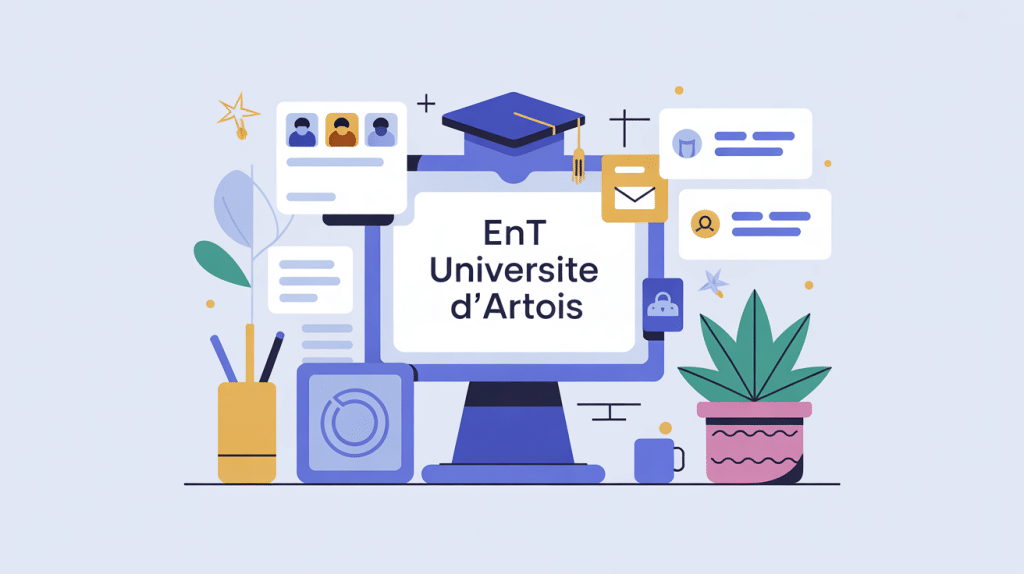 Illustration ENT univ Artois espace numérique