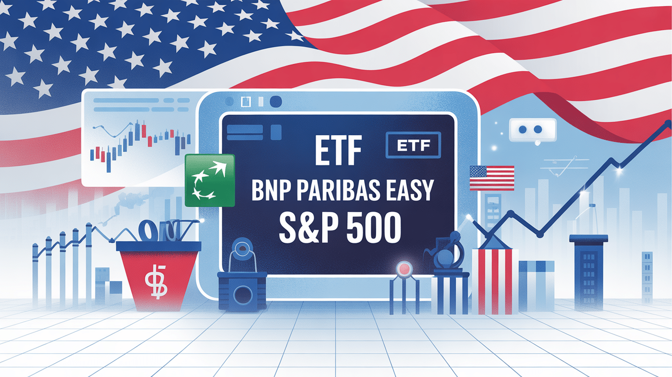 illustration etf bnp paribas easy s&p 500 finance américaine