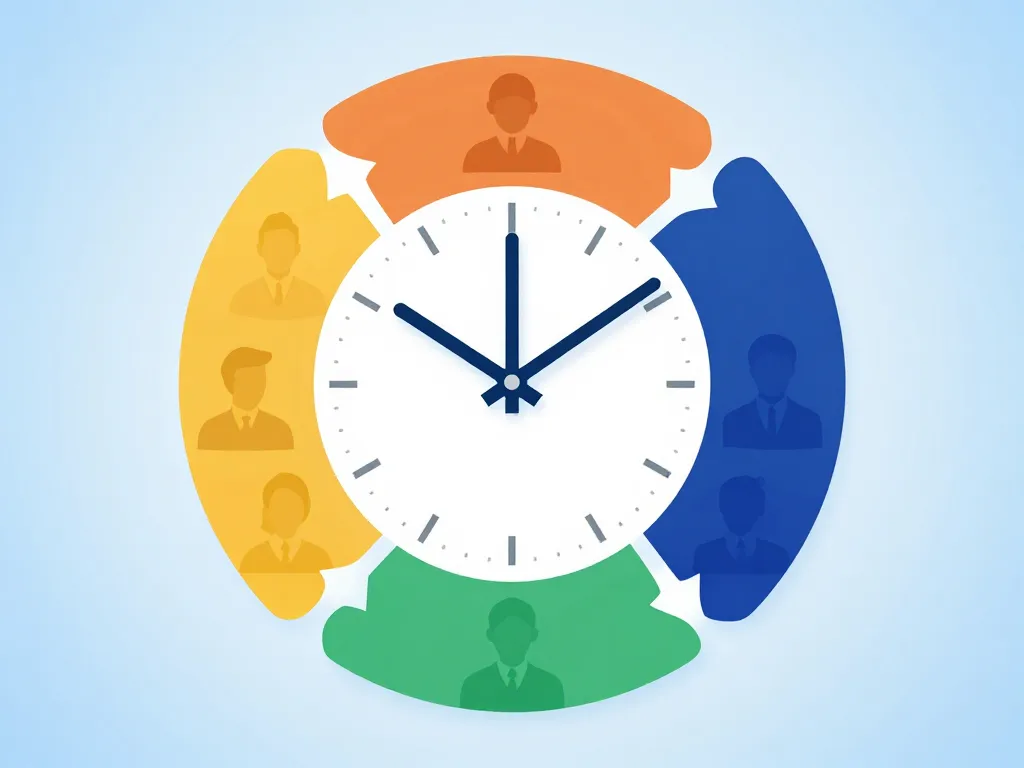 Schéma explicatif rotations équipes horaire 3x8