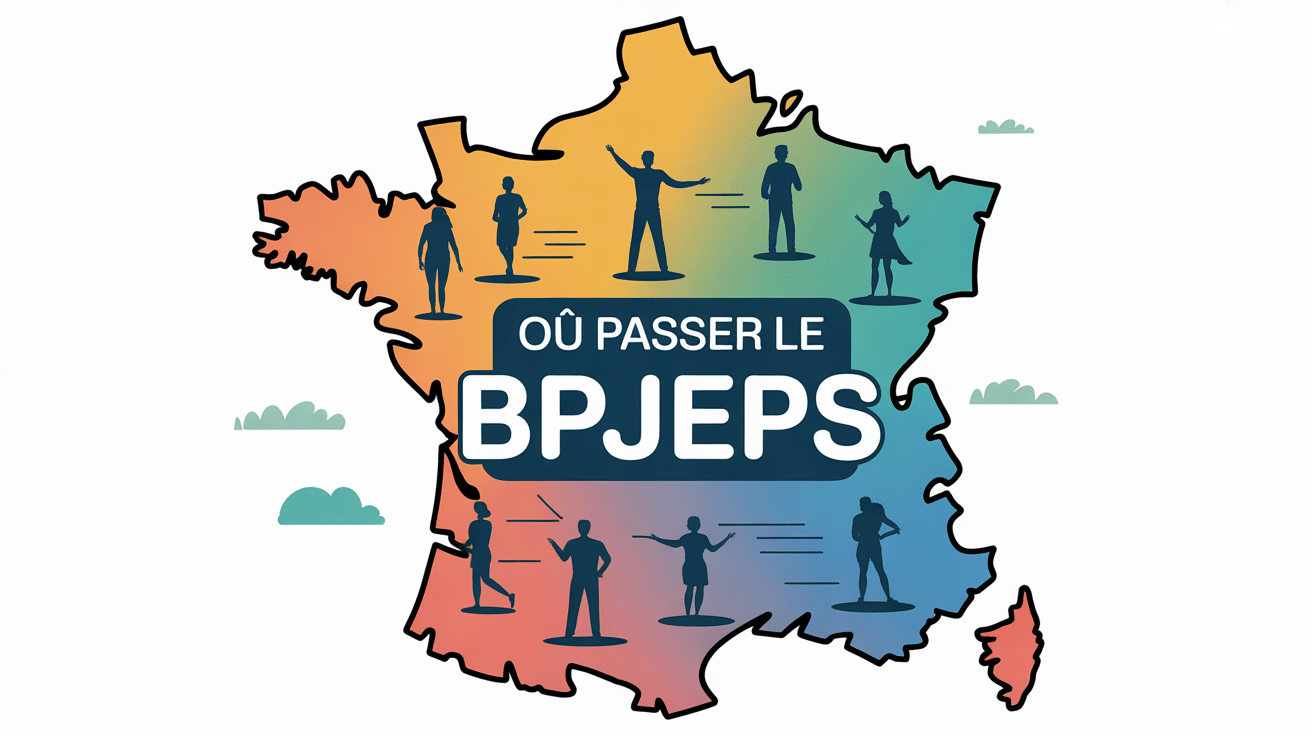 ou passer le bpjeps illustration carte France organismes