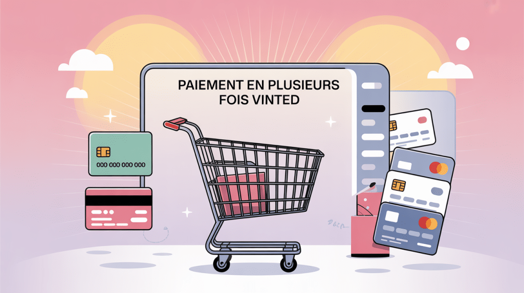 paiement en plusieurs fois vinted achat illustration