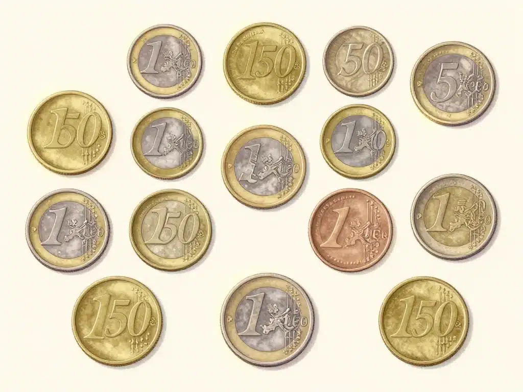 piece de 50 centimes rare euro illustration pays collection