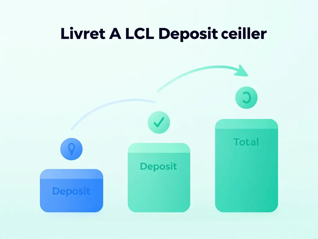 Diagramme plafond livret a lcl dépôts et intérêts