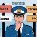Illustration bac et parcours pour devenir gendarme