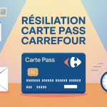 résiliation carte pass Carrefour et lettre recommandée