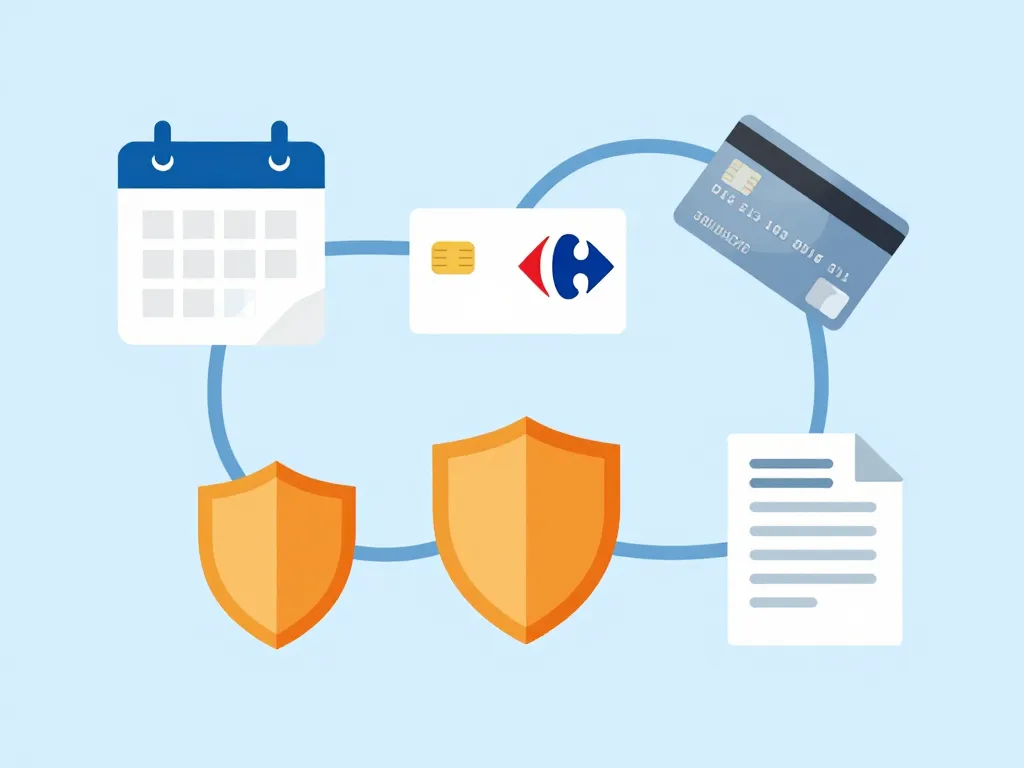 schéma règles résiliation carte pass Carrefour