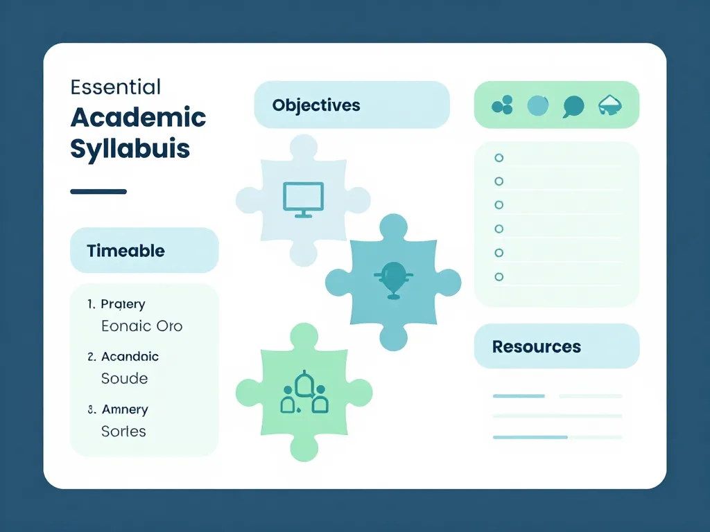 diagramme syllabus composition éléments clés