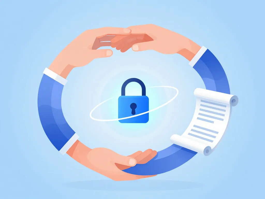 trust definition illustration main cadenas document loi