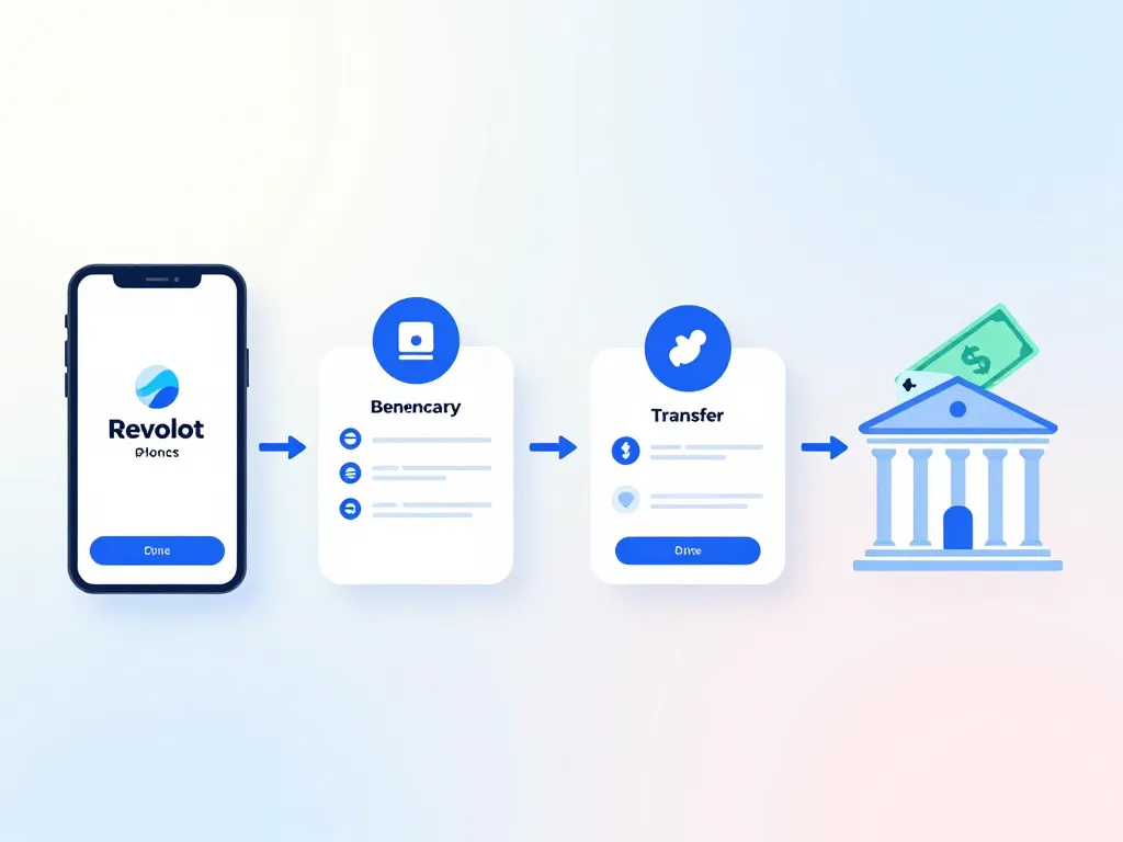 processus virement revolut vers compte bancaire étape par étape