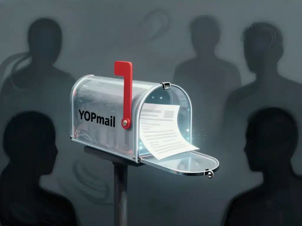 illustration yopmail risques confidentialité boite non sécurisée