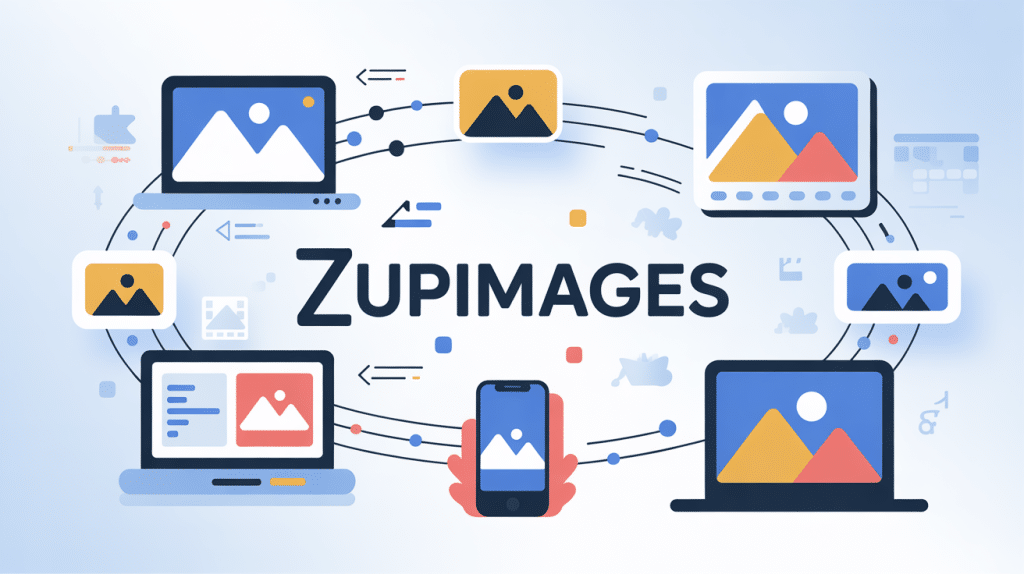 illustration zupimages partage images plateformes