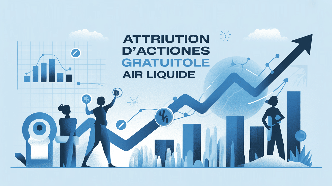 Illustration action gratuite Air Liquide 2025, processus et bénéfices