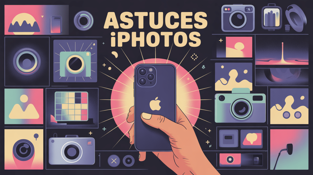 illustration moderne astuces photos iphone