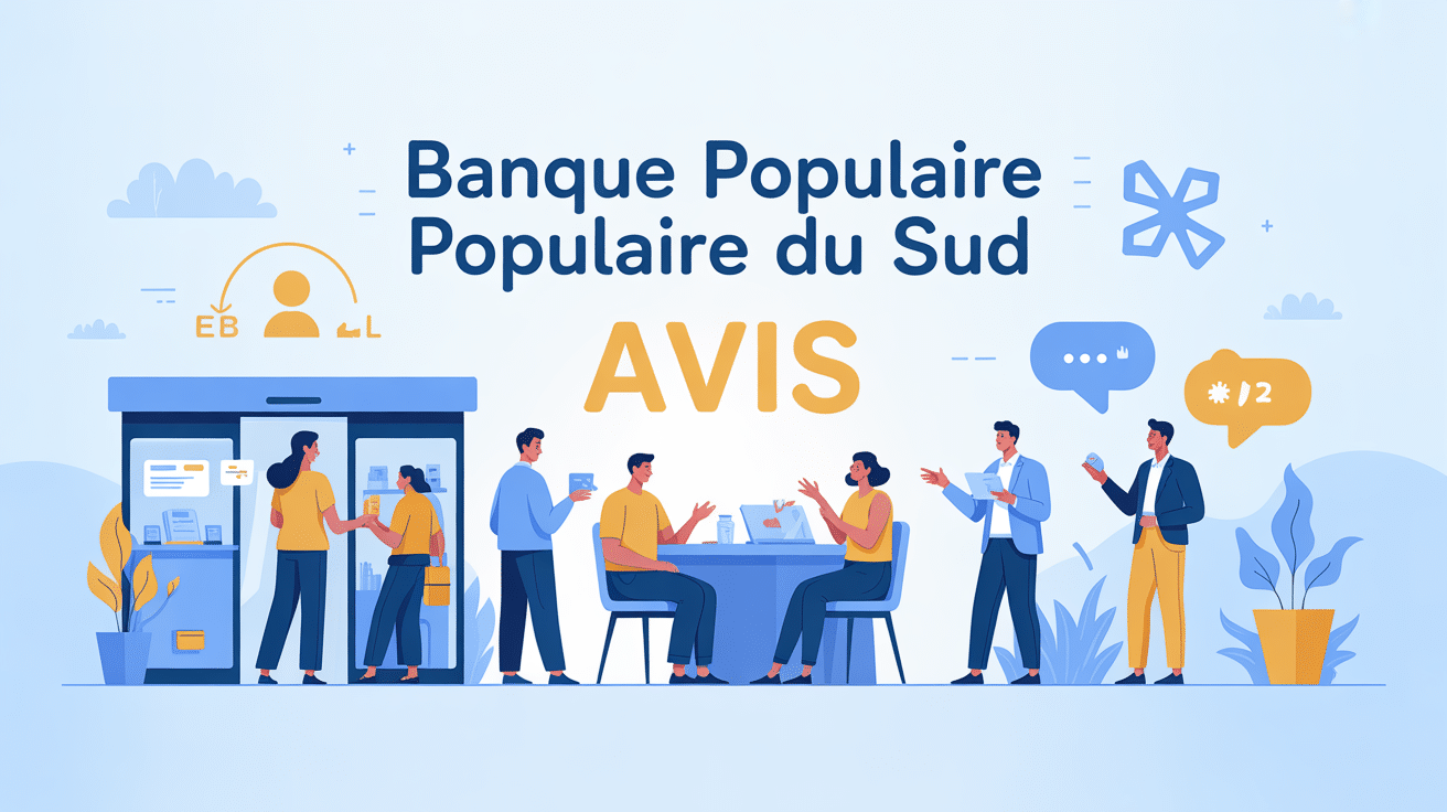 avis banque populaire du sud illustration accueil devant agence