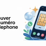 C'est quoi mon numéro de téléphone image vecteur smartphone carte SIM