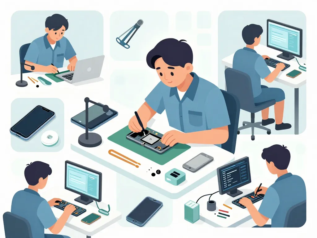 c'est quoi un téléphone reconditionné processus technique