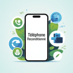 c'est quoi un téléphone reconditionné illustration modern éco