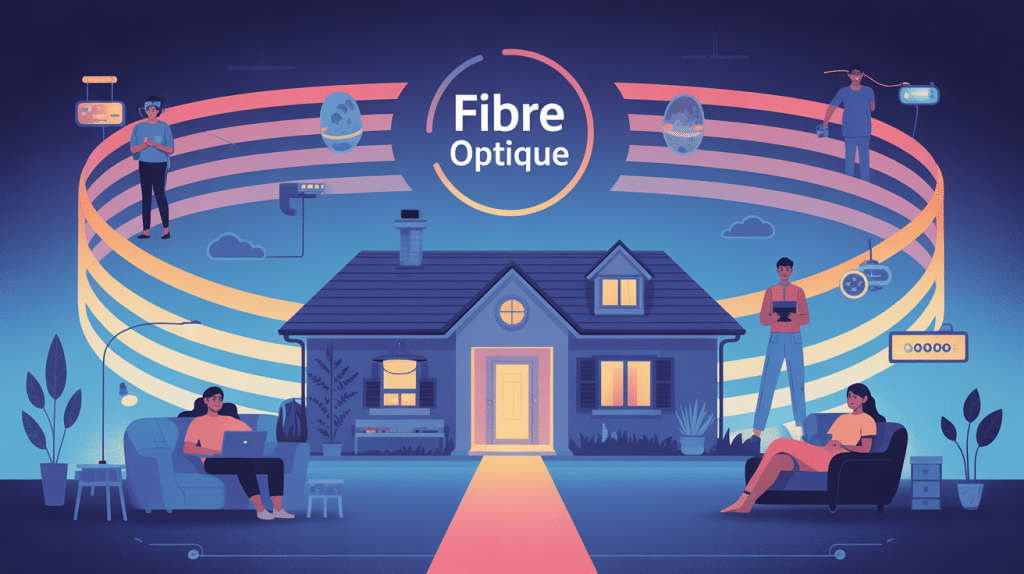 Comment avoir la fibre chez soi maison connectée fibre optique