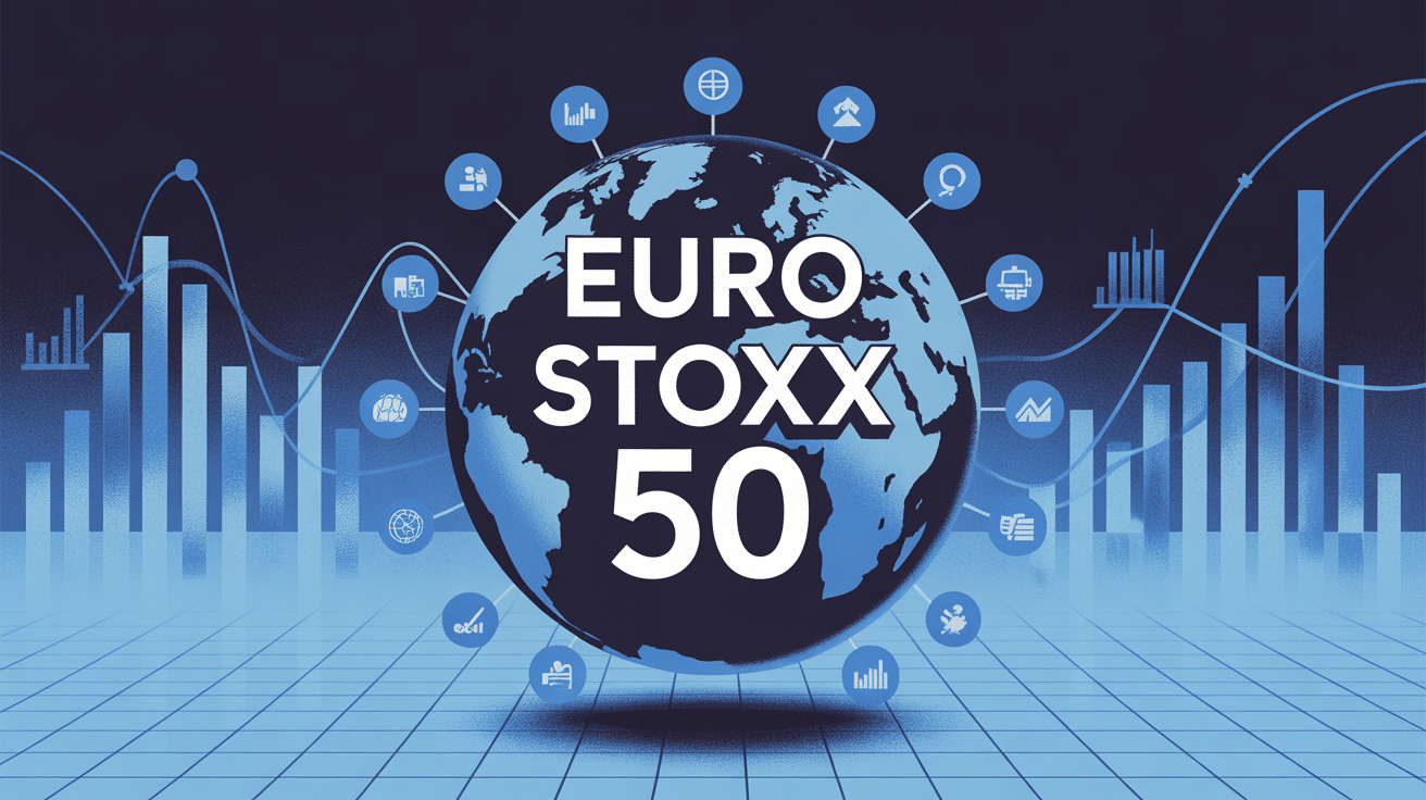 Comparaison de Euro Stoxx 50 image finance européenne indices