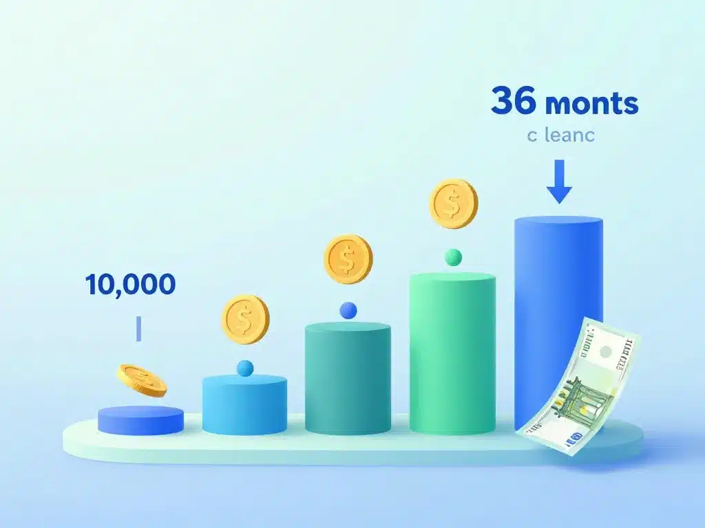 Schéma crédit 10000 euros sur 36 mois fonctionnement