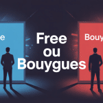 Illustration choix opérateur free ou bouygues