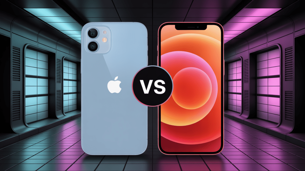 Comparatif iPhone 11 vs iPhone 13 visuel moderne