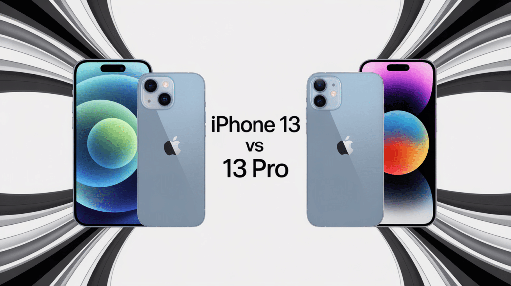 iPhone 13 vs 13 Pro image principale face à face