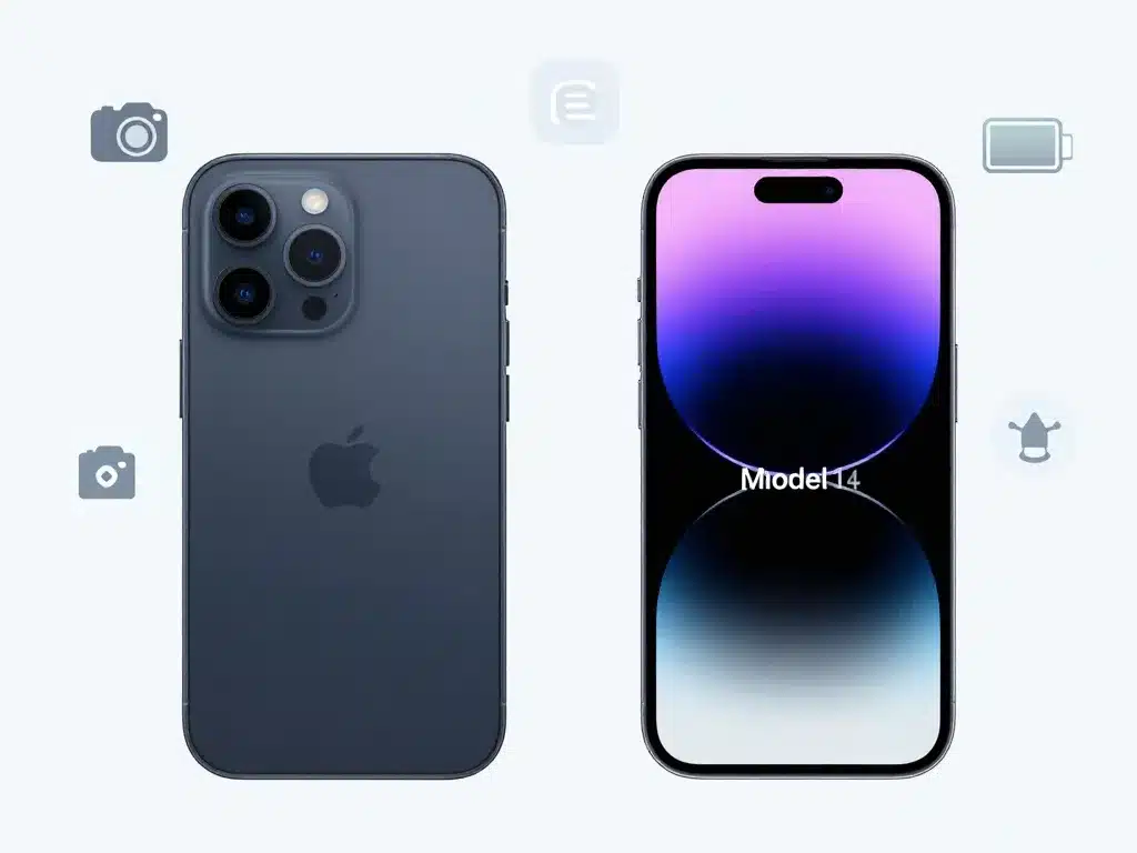 iPhone 13 vs iPhone 14 vue des différences clés
