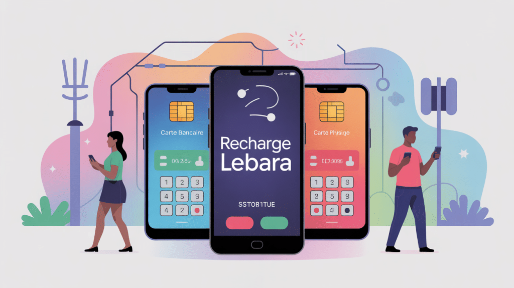 lebara comment recharger avec carte, mobile, distributeur