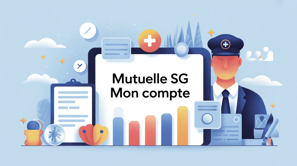 Illustration mutuelle sg mon compte gestion santé digital