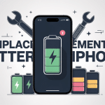 illustration moderne quand changer batterie iphone