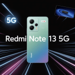 redmi note 13 5g illustration vectorielle futuriste