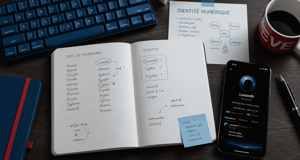 trouver un pseudo unique carnet profil