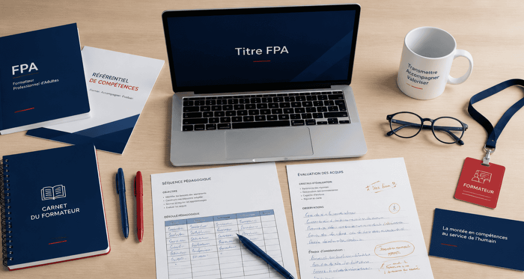 formation formateur adulte bureau ordinateur documents