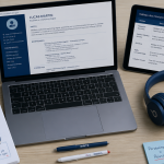 Bureau moderne pour job étudiant en ligne