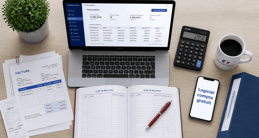 logiciel comptabilité auto entrepreneur gratuit sur bureau
