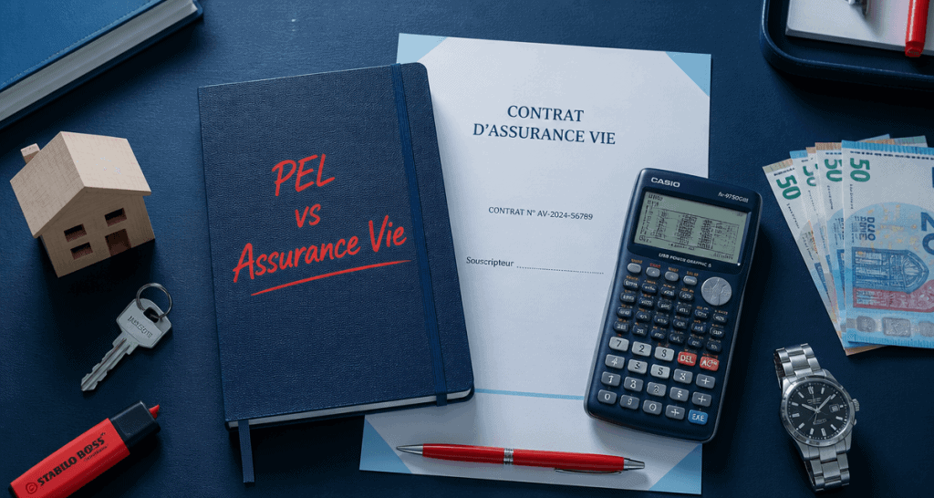 pel ou assurance vie éléments comparés sur bureau